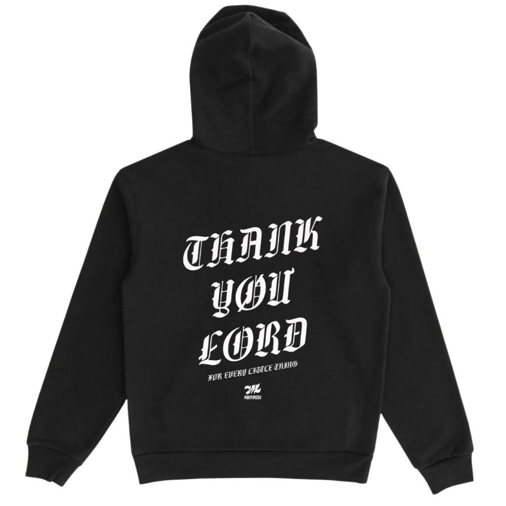 
                  
                    GIVE THANKS (BLACK UNISEX HOODIE)
                  
                