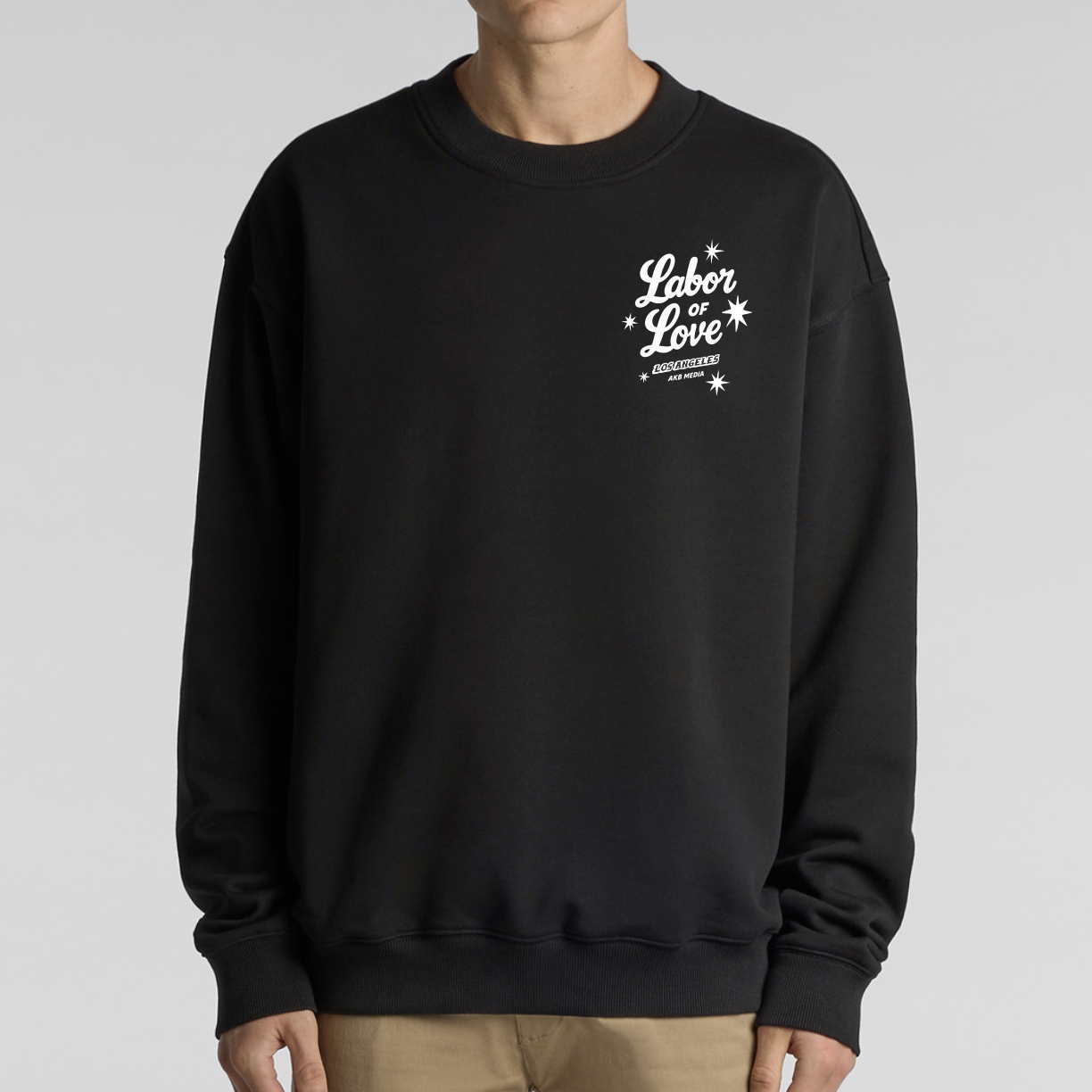 LABOR OF LOVE CREWNECK (BLACK)